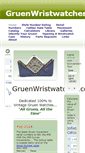Mobile Screenshot of gruenwristwatches.com